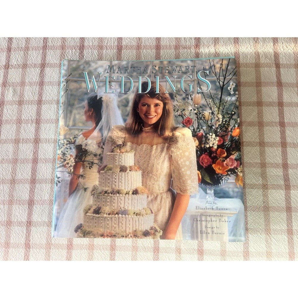 Vintage 1987 Martha Stewart Weddings Book Hardcover In Dustjacket